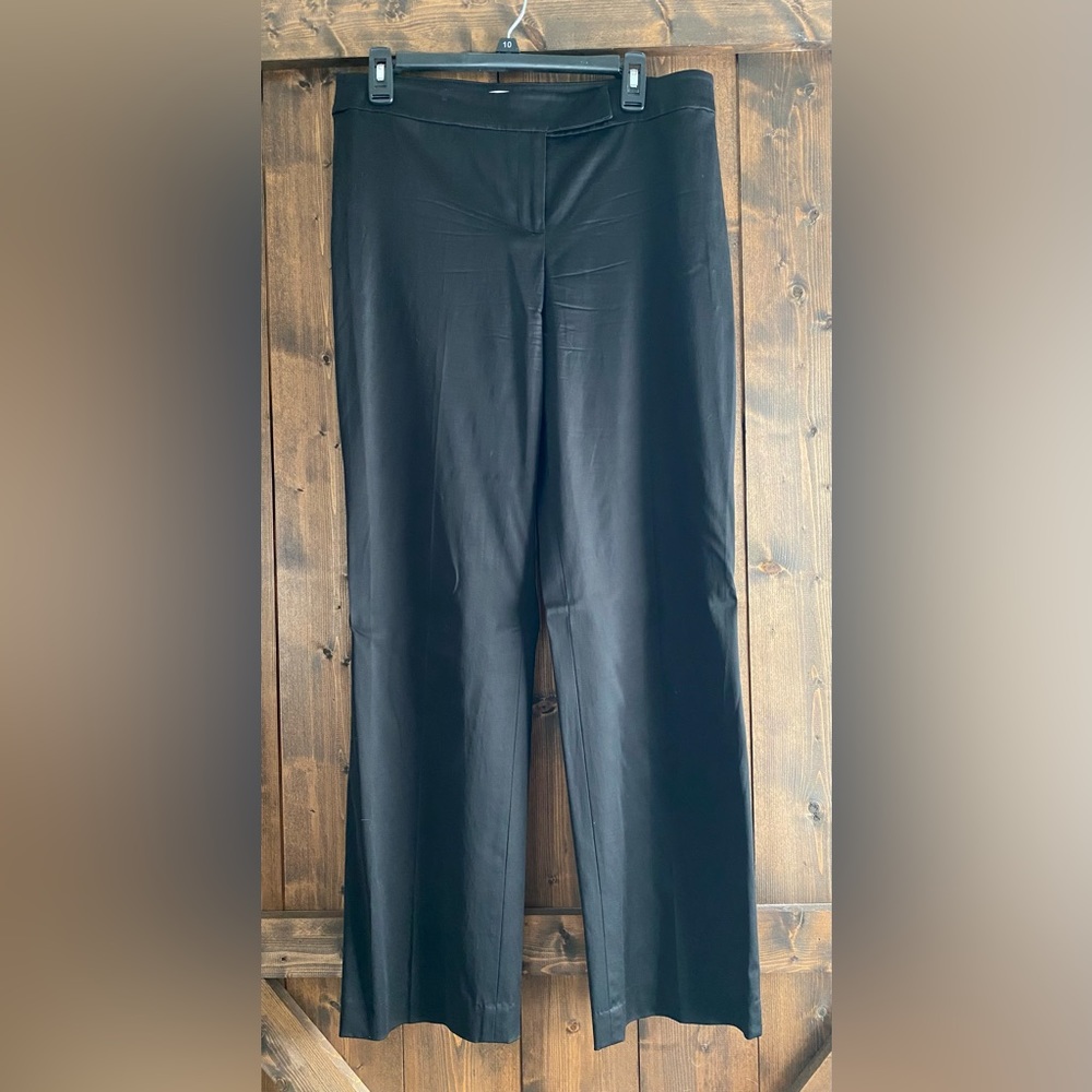 Ann Taylor Loft, Satin black pants, Marissa fit, 8